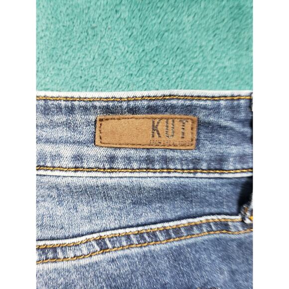 Kut From The Kloth Jeans Size 4 Petite Womens Blue Pants Denim Boyfriend - Picture 12 of 13